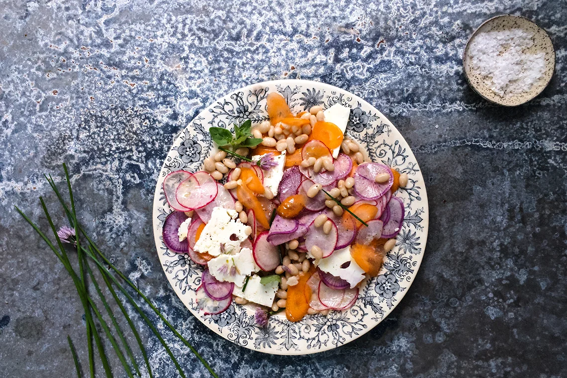 Radish and Navy Bean Salad from Cookbook Author Sarah Copeland