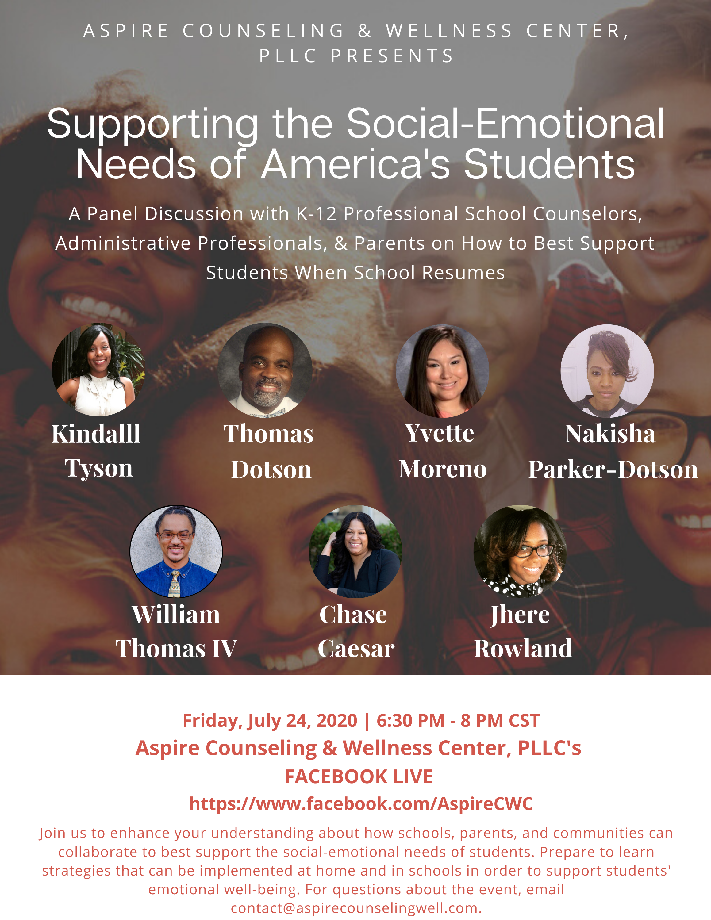 Supporting the Social-Emotional Needs of America's Students — Aspire  Counseling & Wellness Center, PLLC