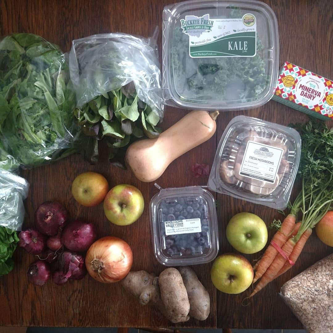 Week 2 CSA box of the Local Foods Challenge