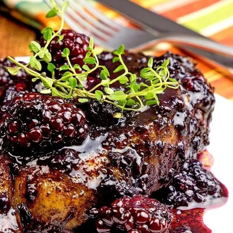 Blackberry Pork Chops