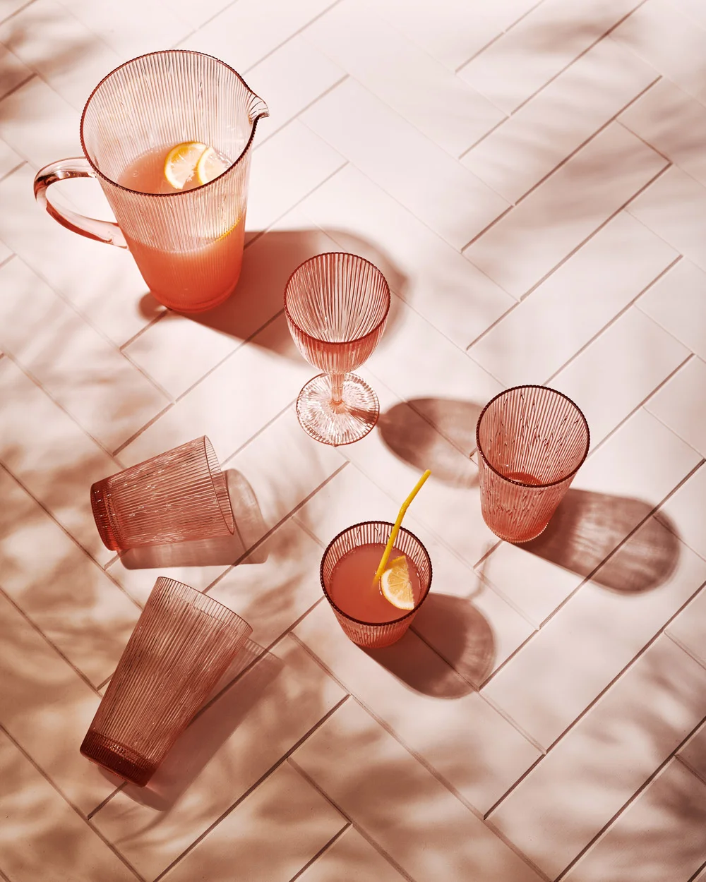 House_of_Grey_Styling_pink_glassware_brick_tiling.jpg