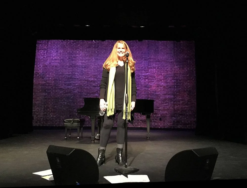 Julia rehearsing at the Sheen Center -- for Live Nation!