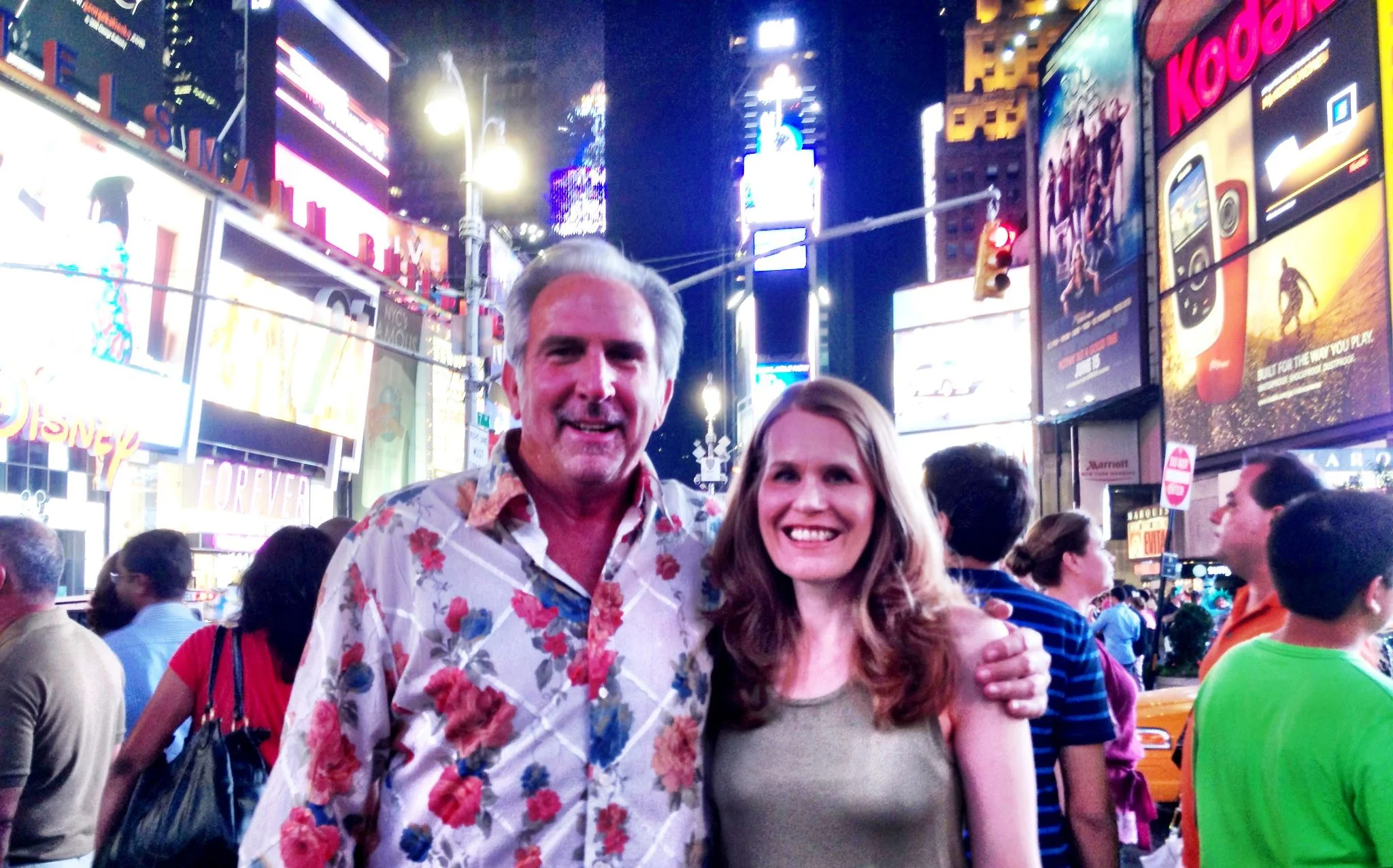 Times Square in the Heat of the Night!