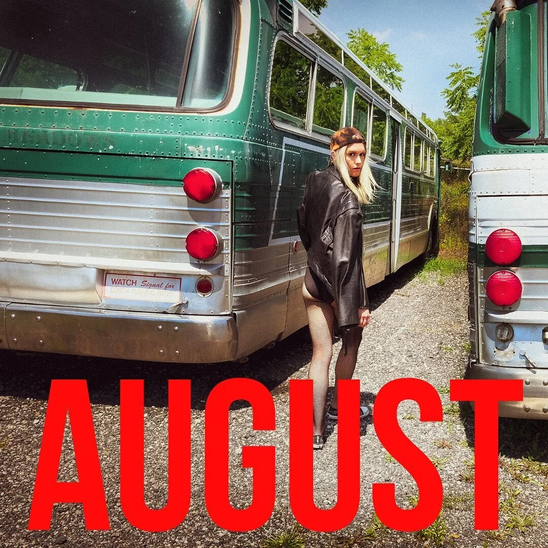 The sun beats down on the dusty plains,
Where the female outlaw breaks her chains.
She's packing light, with a fiery heart,
Ready to take off and make a new start.

L.A. is where she's headed to,
To feel the heat of August all year through.
No more r