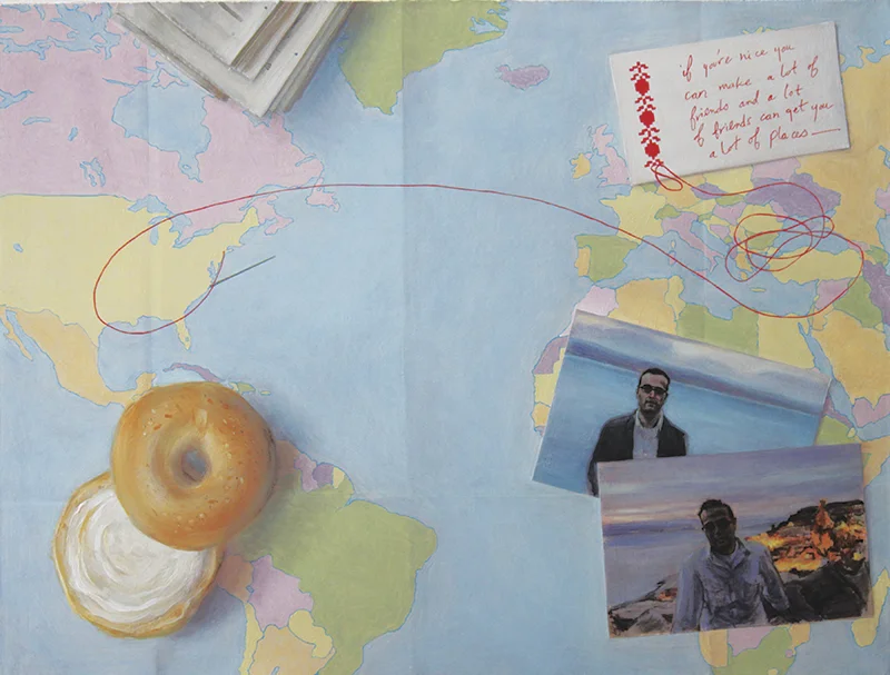 For Tasha by Jen Mazza; 16” x 21” oil on canvas