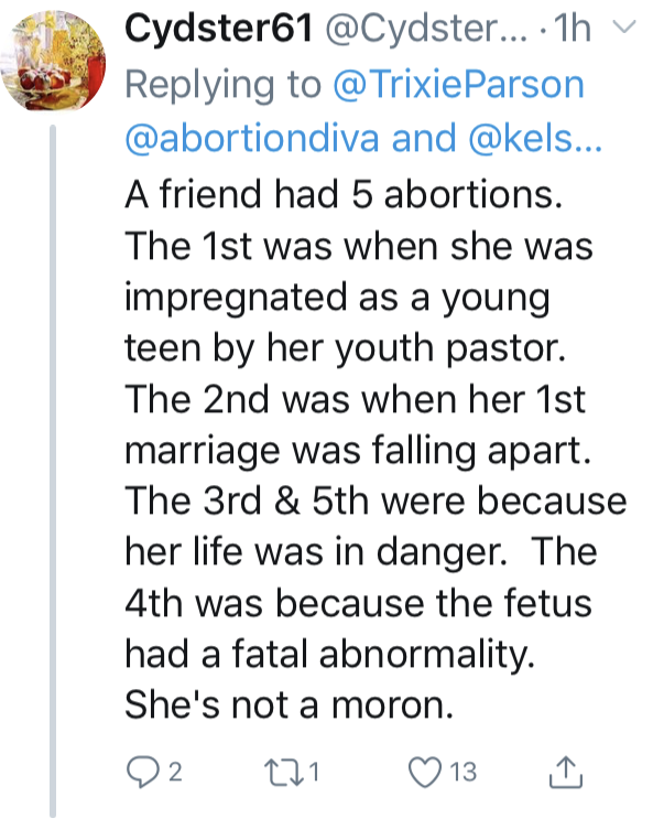 A friend had 5 abortions
