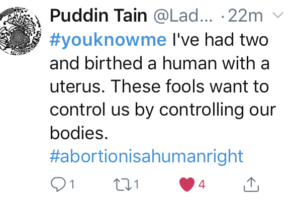 Two abortions and one child