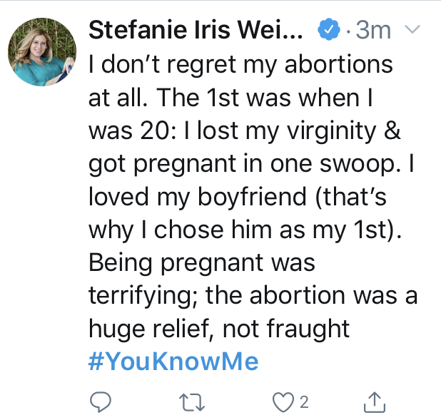 A story of multiple abortions on Twitter