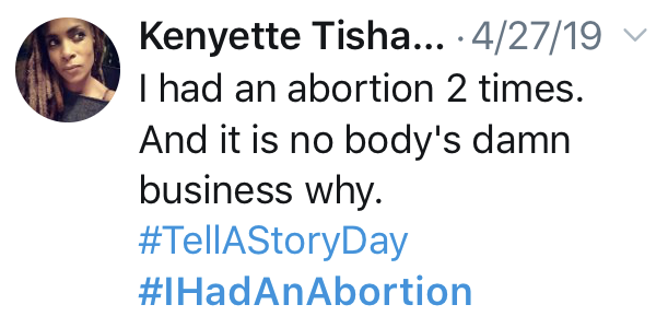 A story of two abortions on Twitter