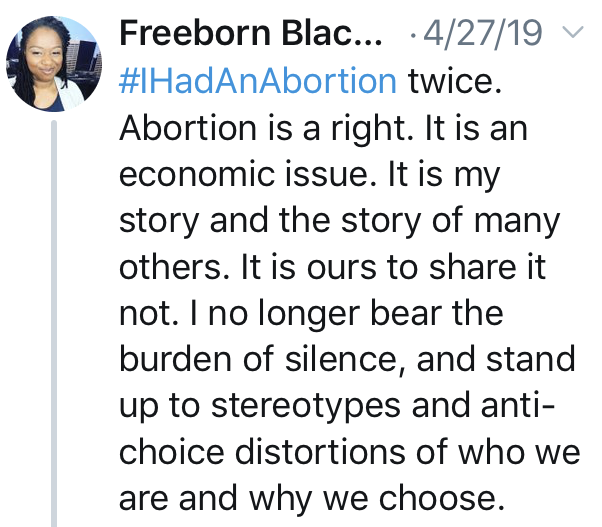 A story of two abortions on Twitter