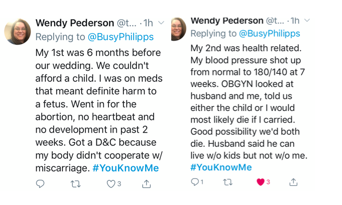 A story of two abortions on Twitter
