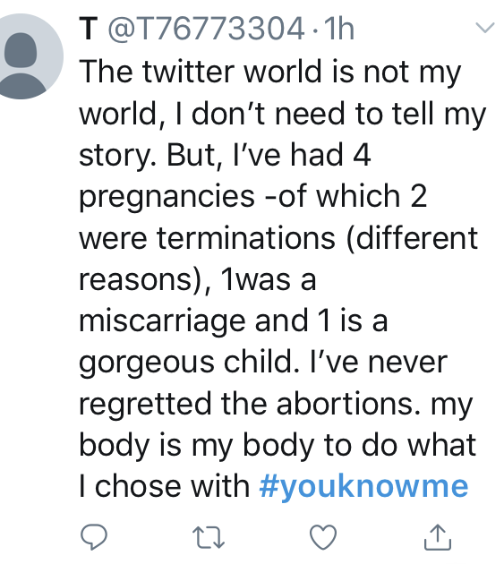 A story of 2 abortions on Twitter