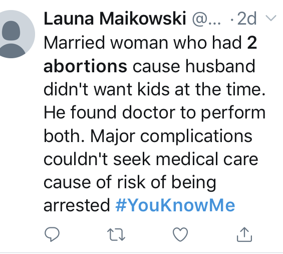 A story of two abortions on Twitter