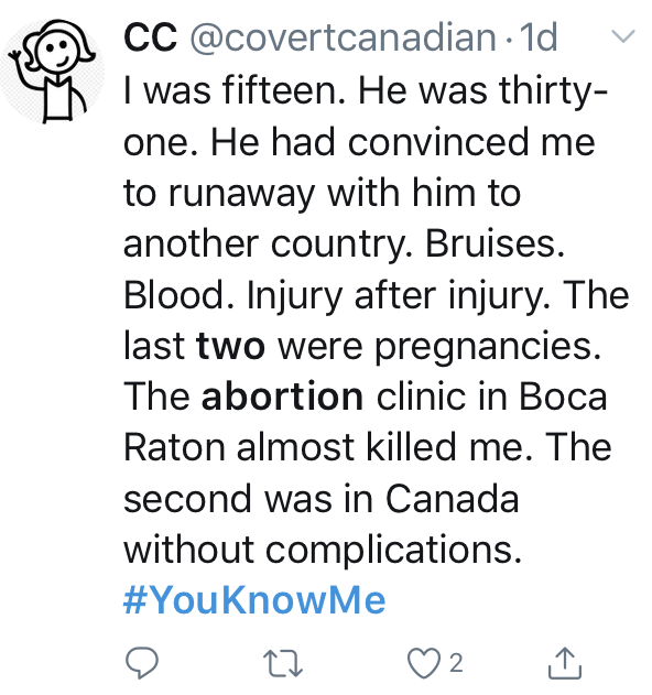 A story of two abortions on Twitter