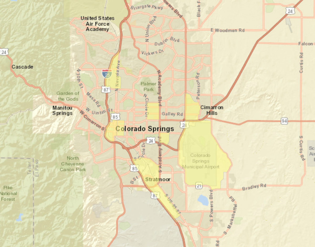 Colorado Springs Opportunity Zones Map.png