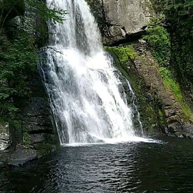 The bottom of a waterfall is chaotic. Between the crushing weight of the aggressive downpour and the roar of the rushing water you'd think the top of the falls is just as crazy... Have you ever seen the top of a waterfall? Not always so crazy. The to