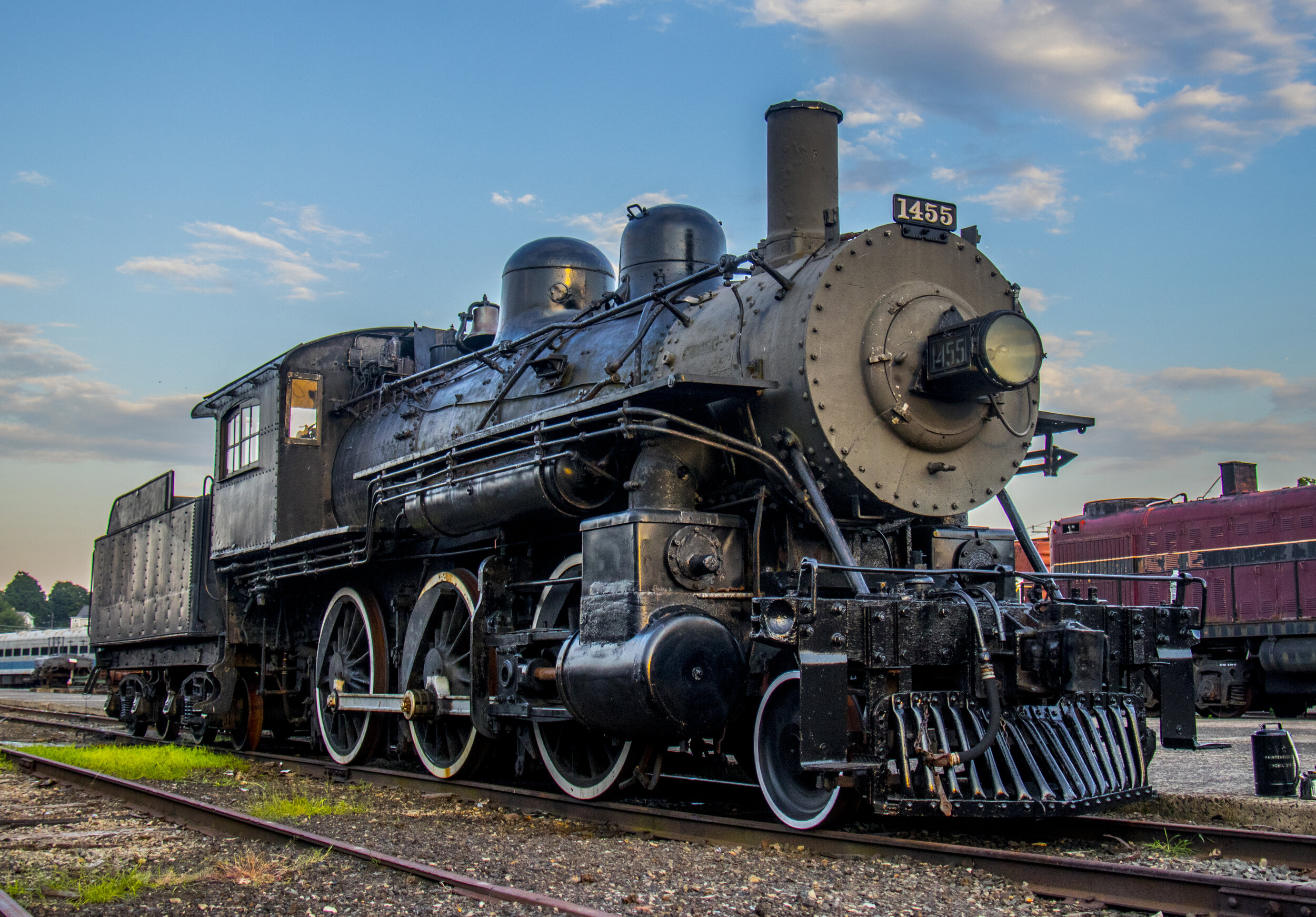 Chattahoochee Valley Railroad ALCO S-2 switcher locomotive #100 postcard train 