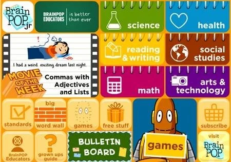 BrainPOP Jr. circa 1999