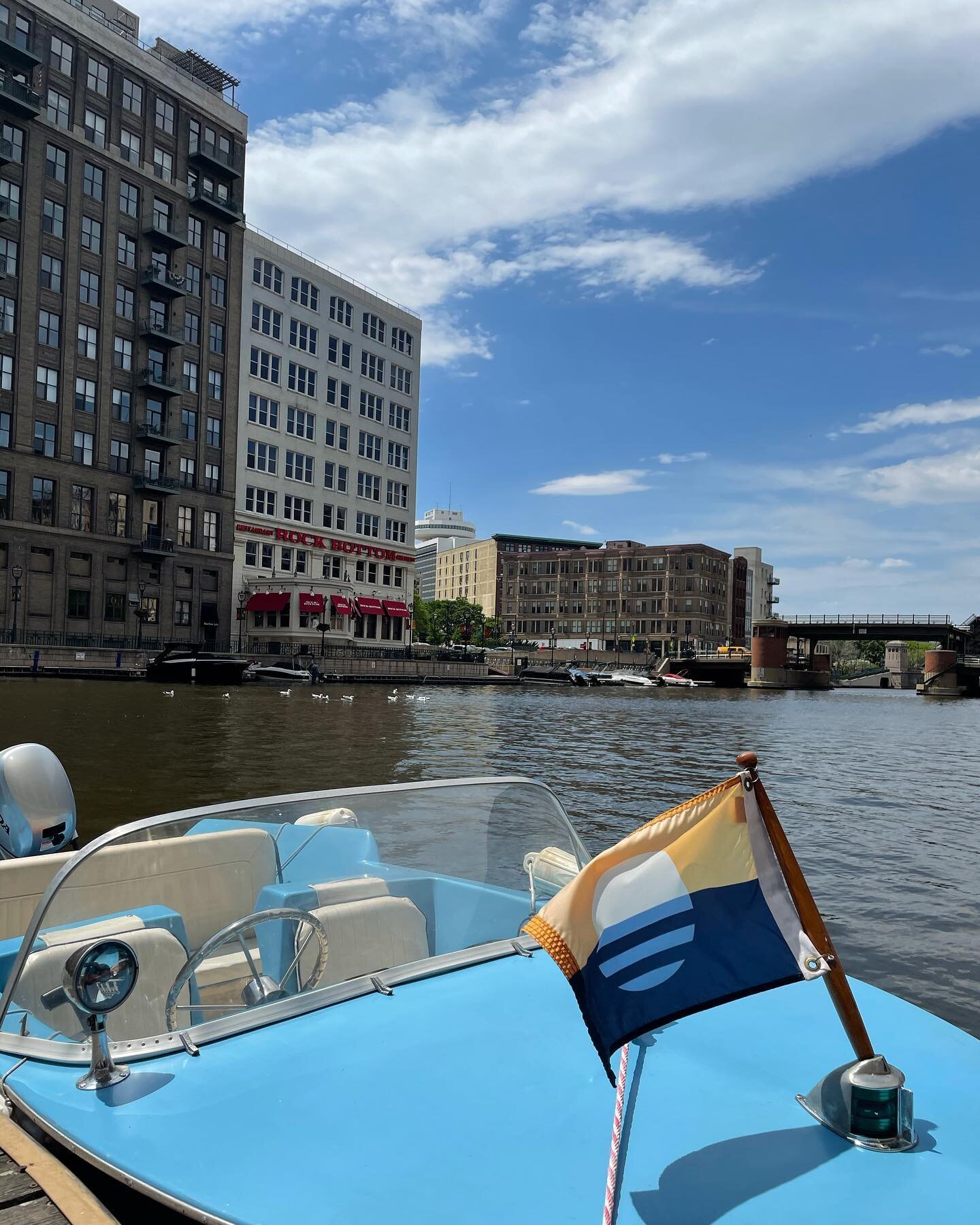 Our retro boats are open for today! Come down and take one of these beauty&rsquo;s out 😍☀️