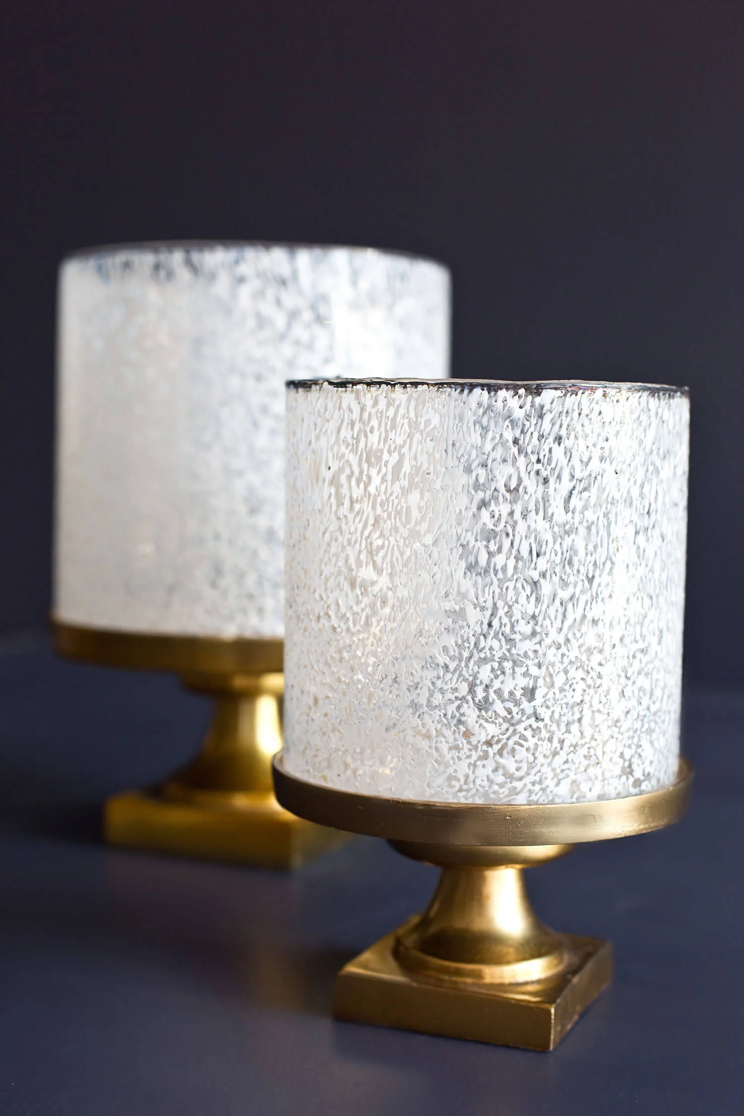 Antique Gold Candlestands - Medium and Small