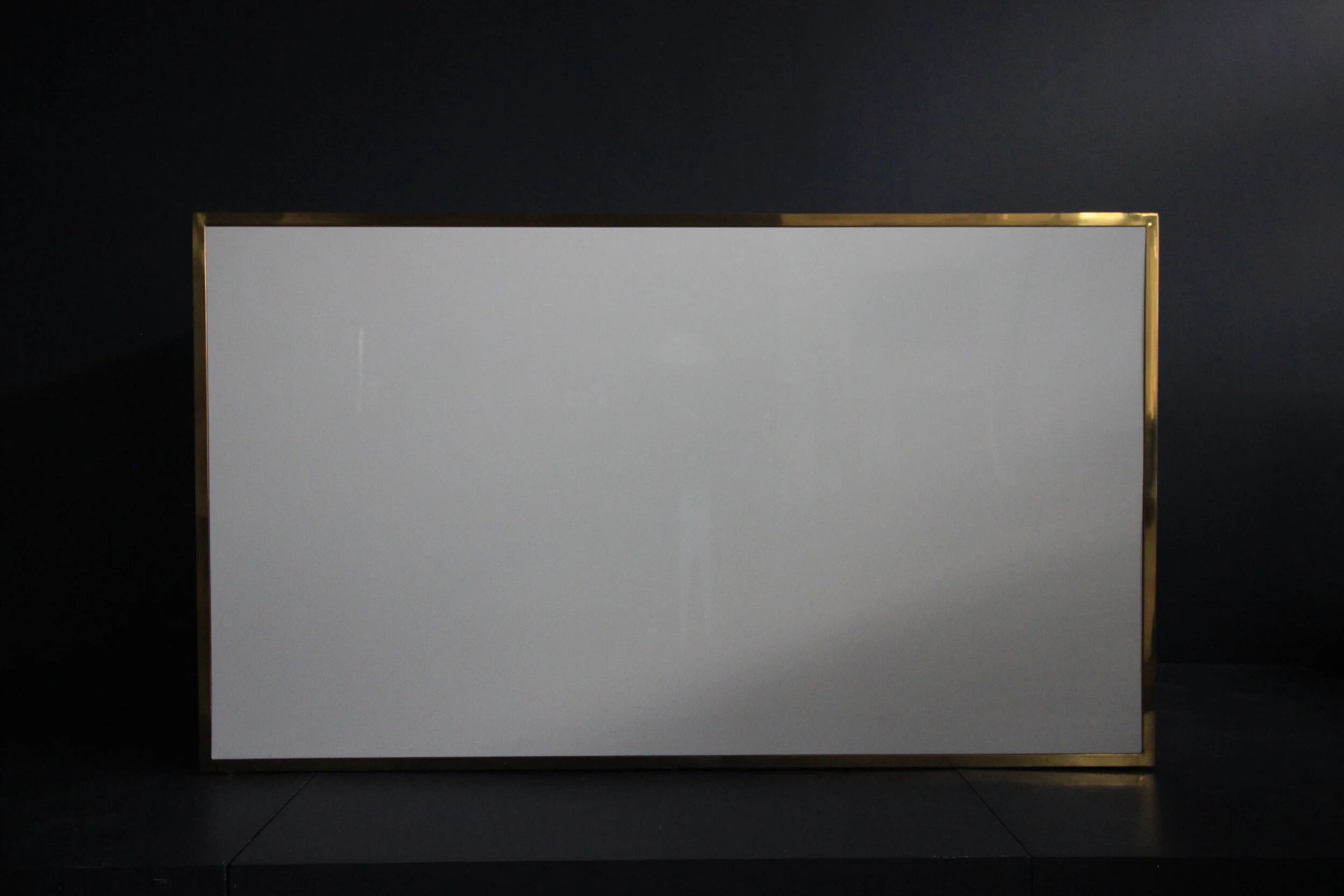 Gold Frame White Acrylic Bar