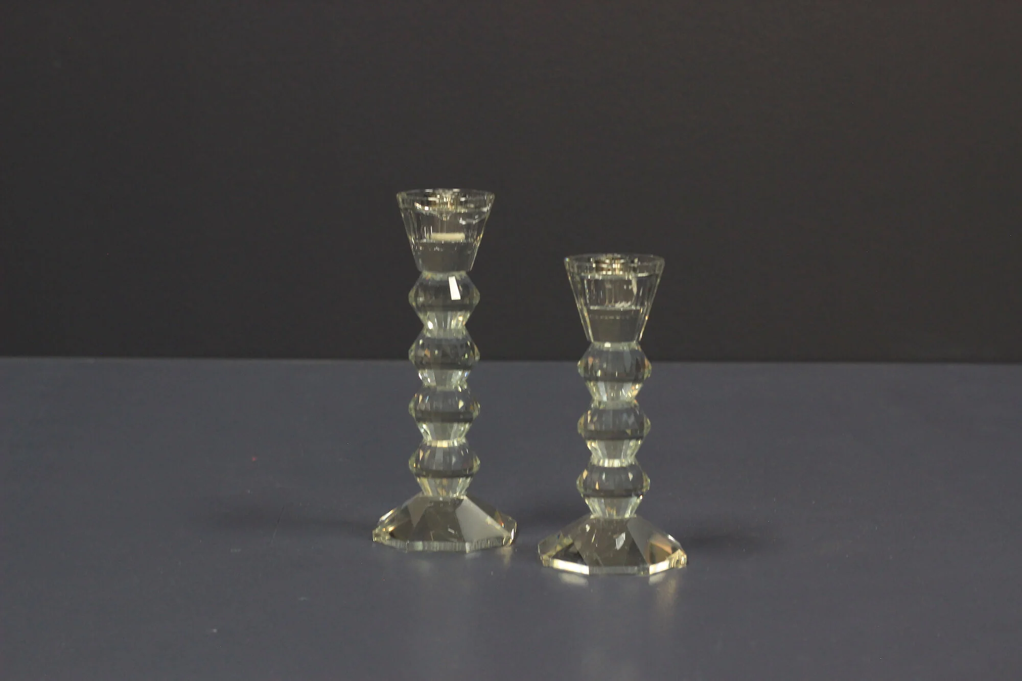 Crystal Candlestick Holders