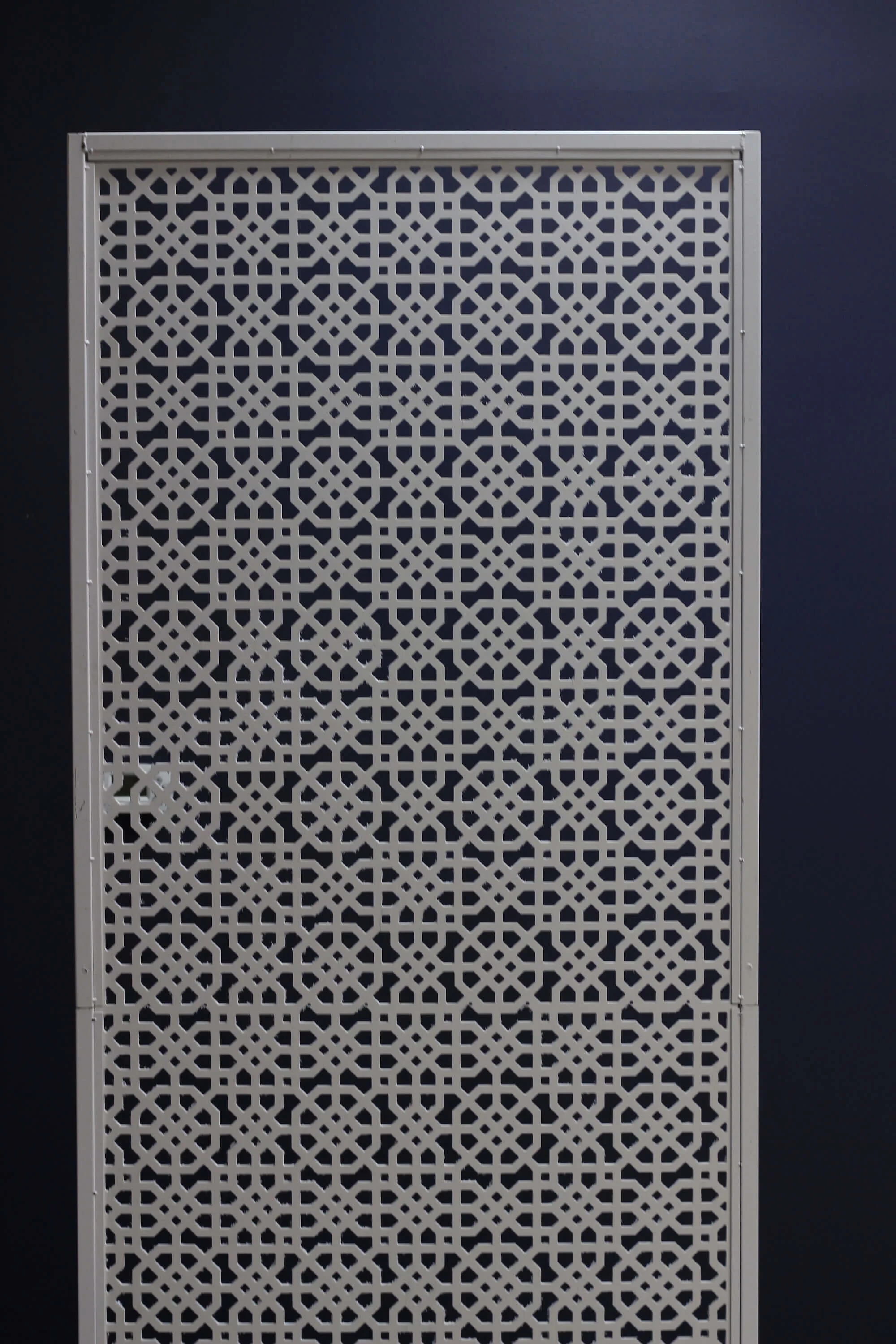 White Geometric Laser Cut Panels 