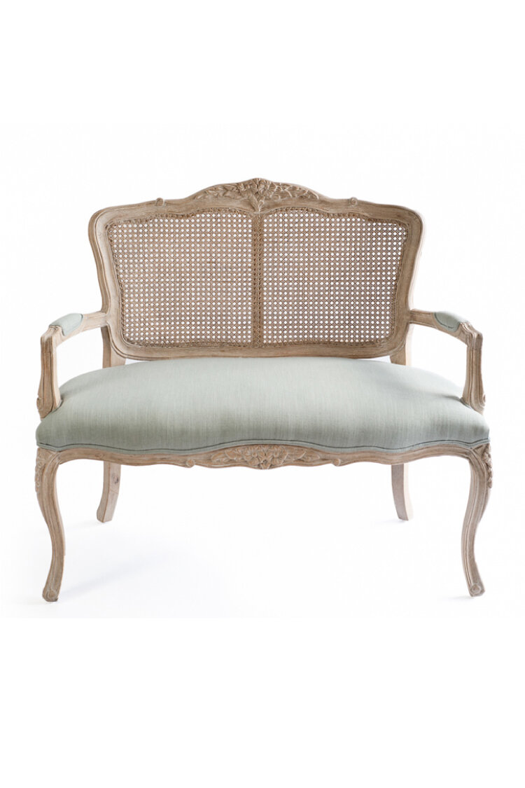 Rattan Loveseat