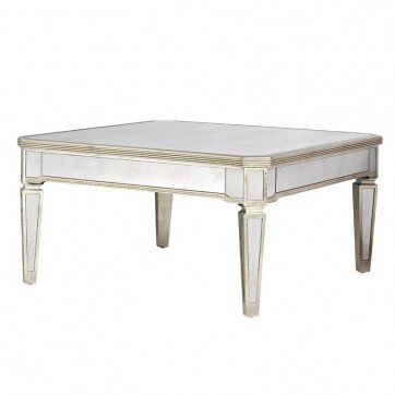 Gold Vienna Mirrored Coffee Table