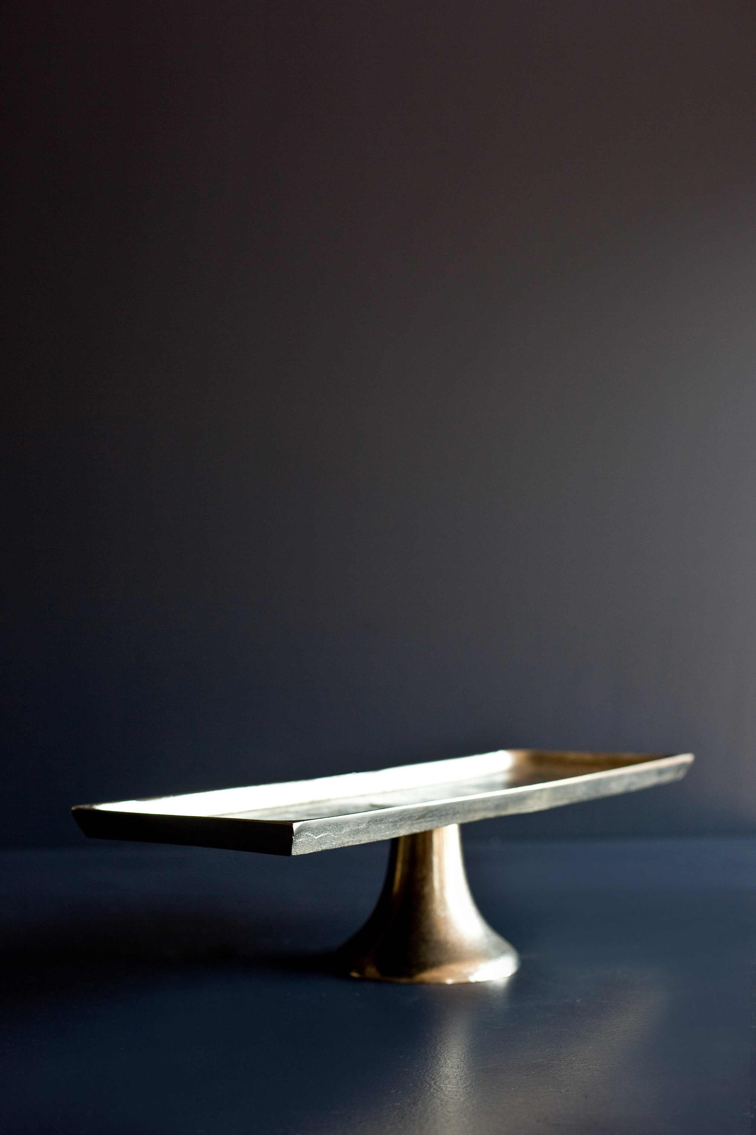 Hammered Pewter Tray