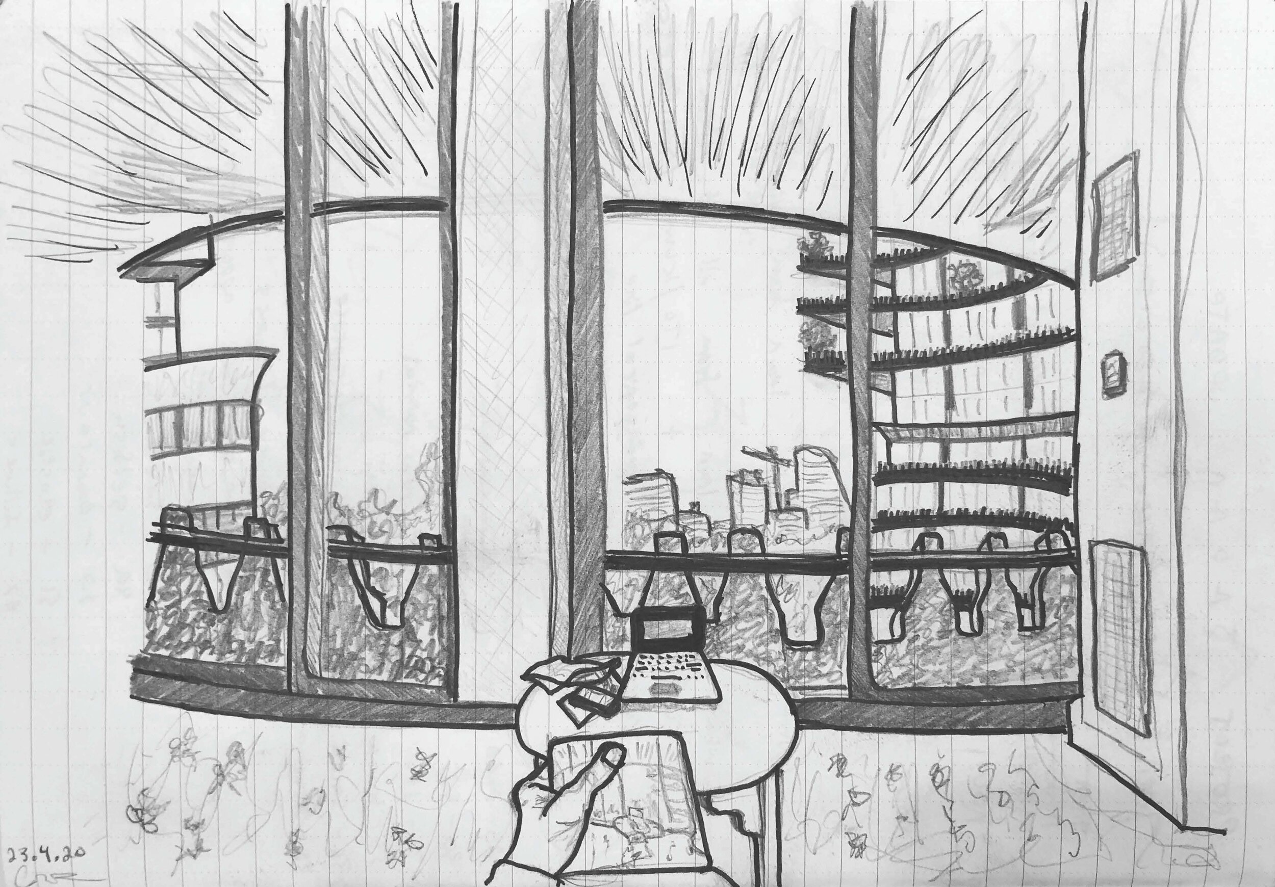 Sketch - Watergate Quarantine (2020)