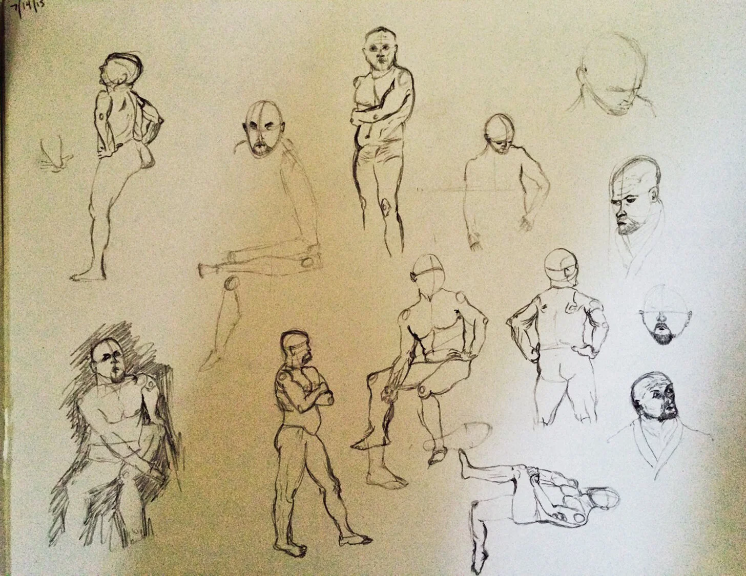 Sketch - Nude Model (2015)