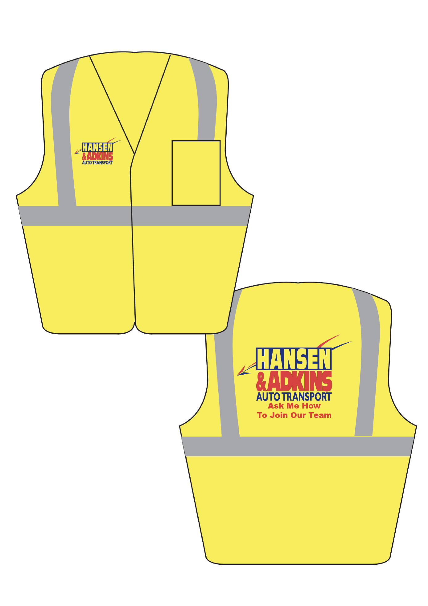 ECO-IMB High Visibility Break-Away Mesh Standard Vest