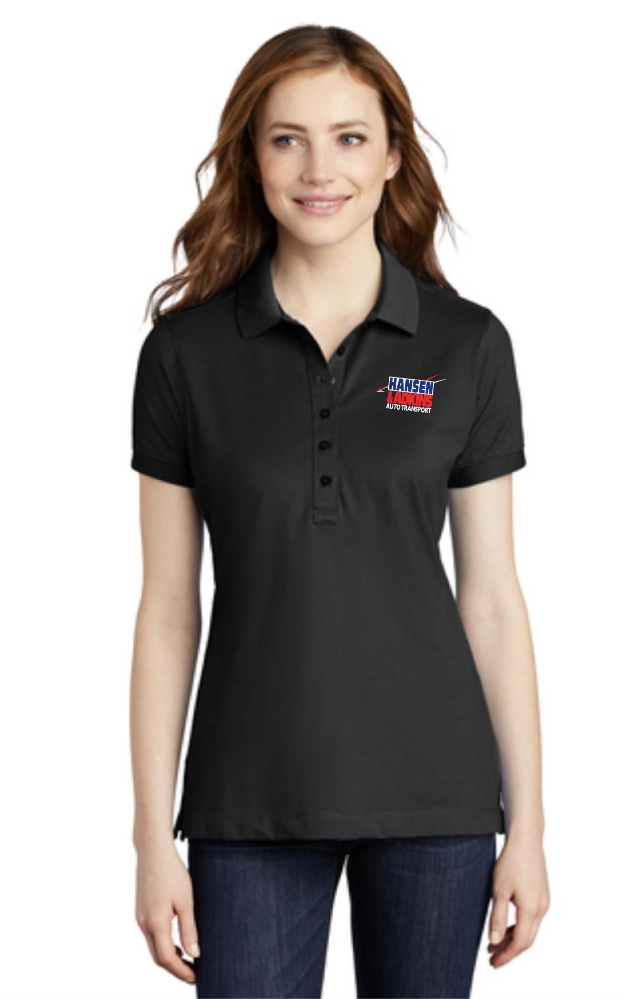 L555 – Port Authority Ladies Stretch Pique Polo