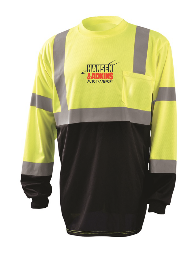 Occunomix Black Bottom Wicking Birdseye Long Sleeve Shirt