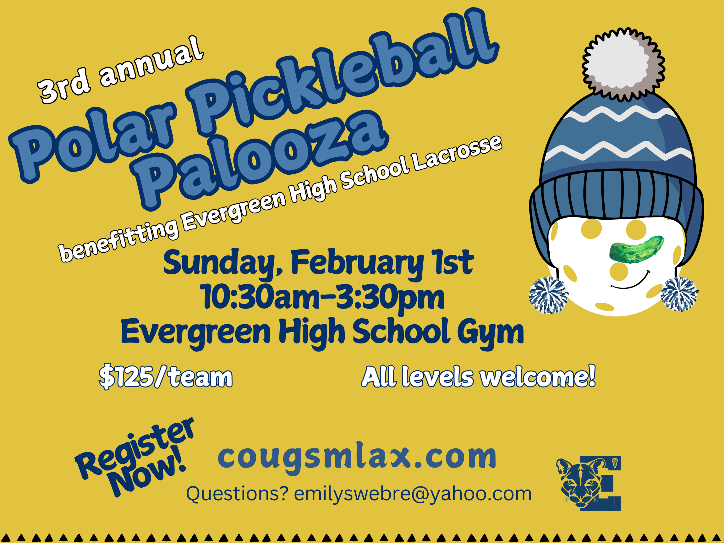 Evergreen High School Pickleball Palooza