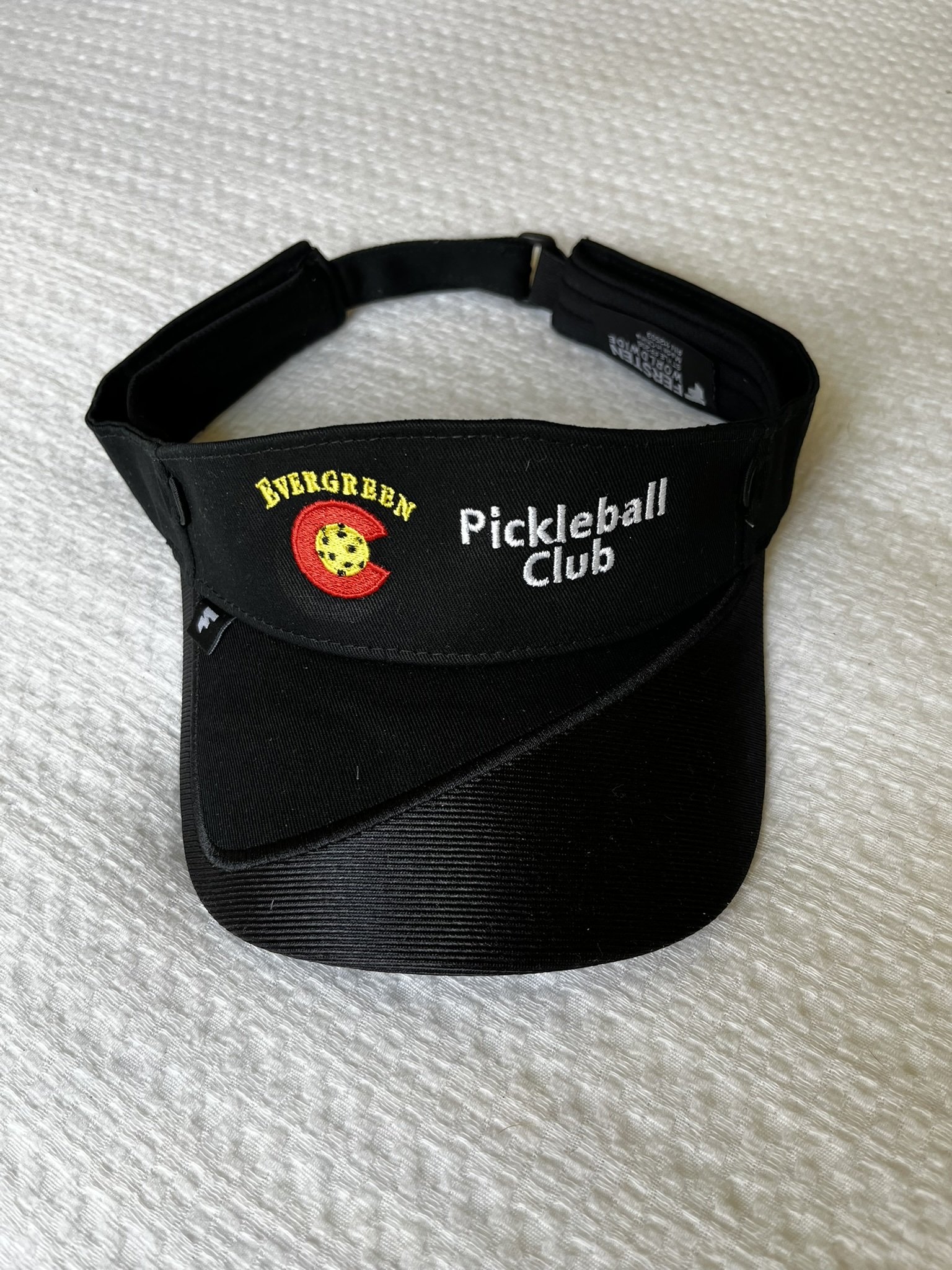Fairway Wicking Pickleball Visor Black/Black