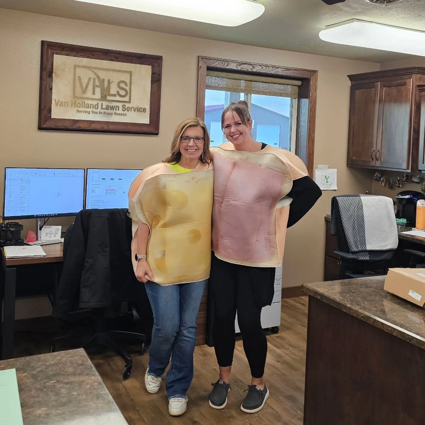 Do you ever wonder who those fantastic ladies are that answer the VHLS phones? Well today, it's Ham &amp; Cheese!

Have a great day, everyone! 🎃