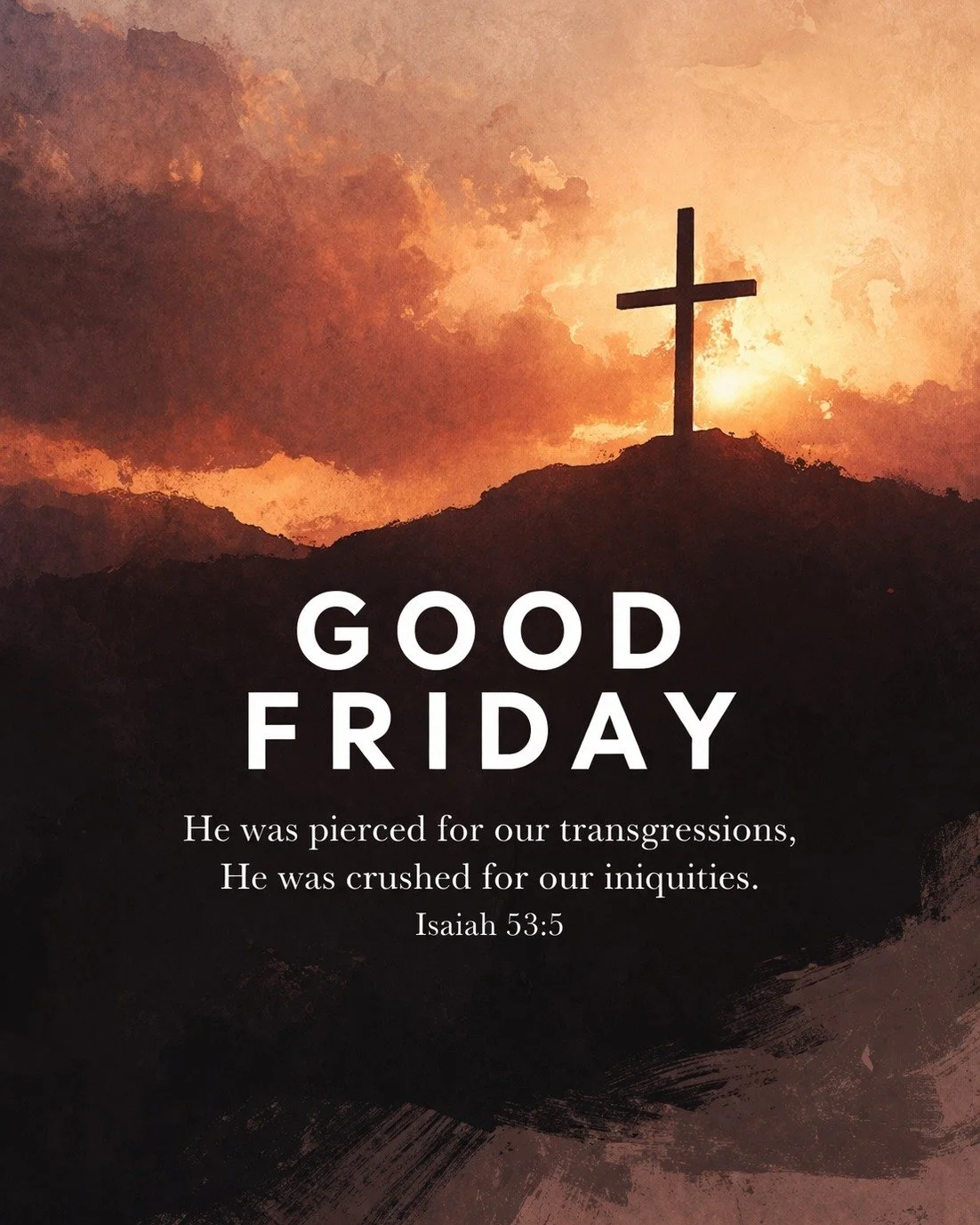 Today we pause and remember the sacrifice that changed everything.
Good Friday.