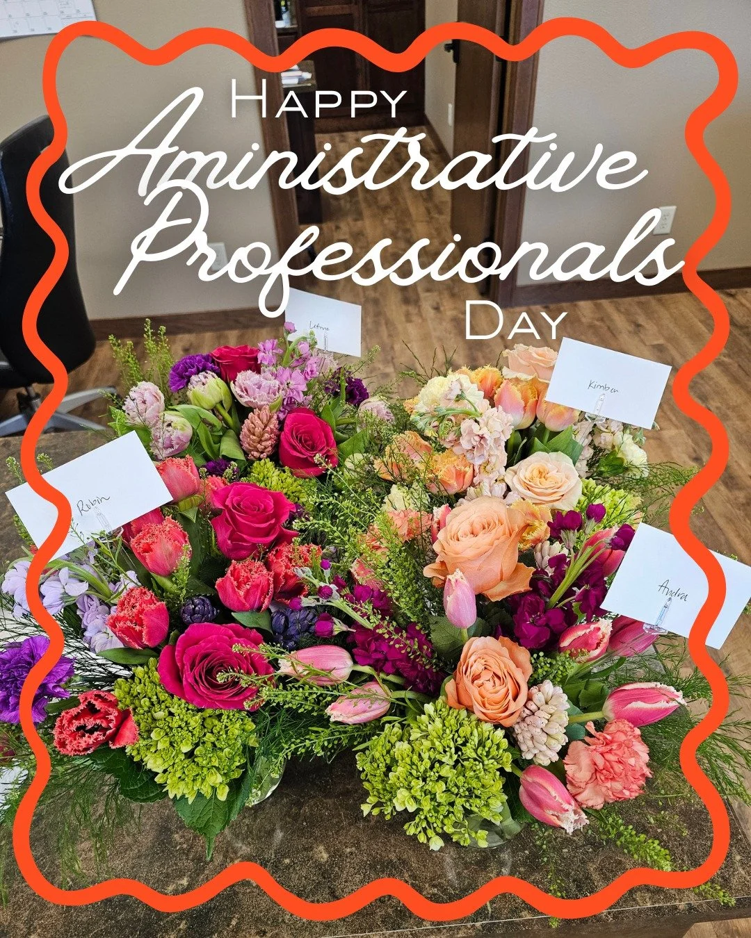 Well&hellip; this definitely brightened our day 💐✨
Huge thank you to the guys for the gorgeous flowers - we feel so spoiled!

Happy Administrative Professionals Day to all the incredible office pros out there making the magic happen every day. You a