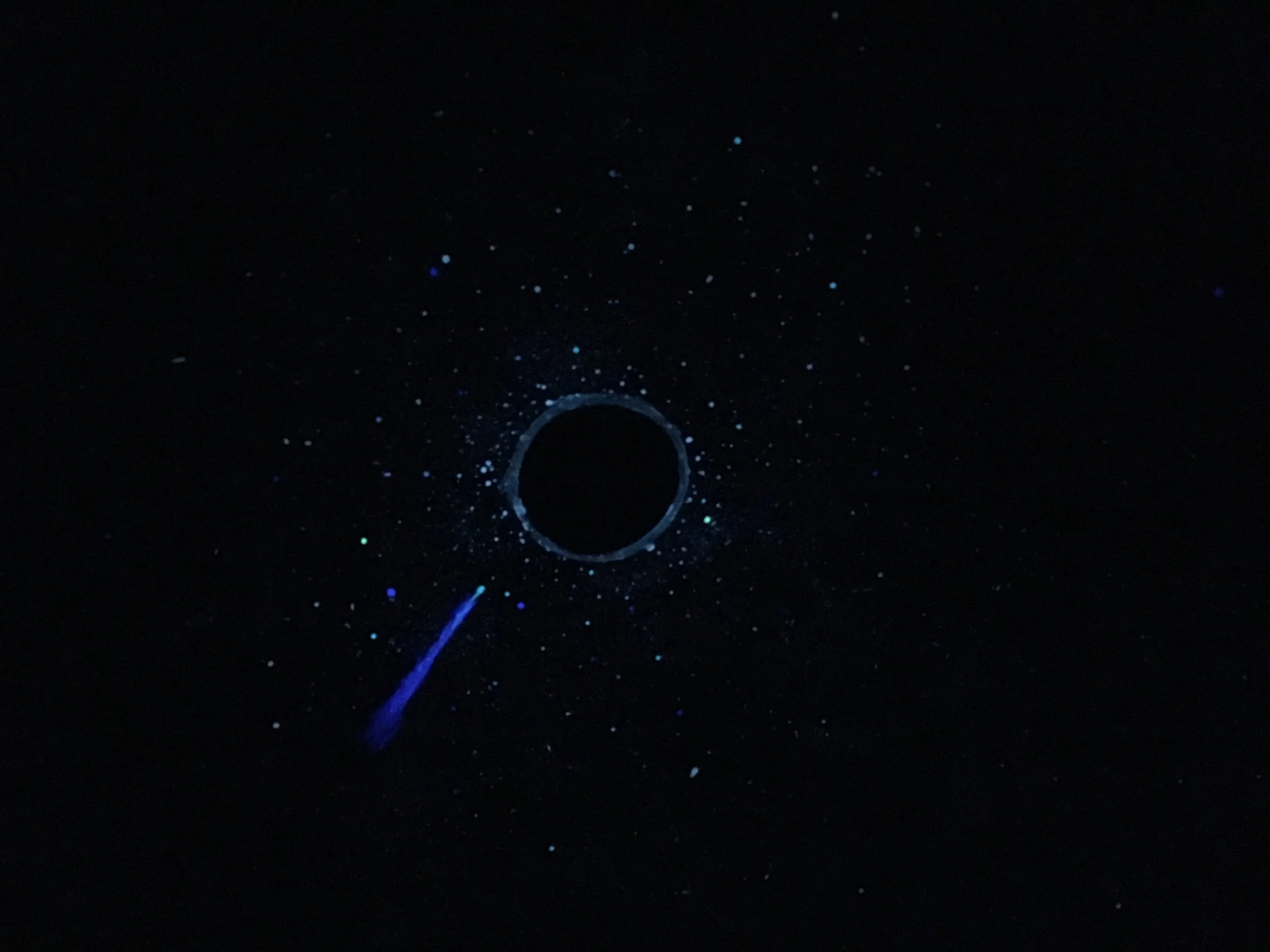  Shooting Star and Black Hole 