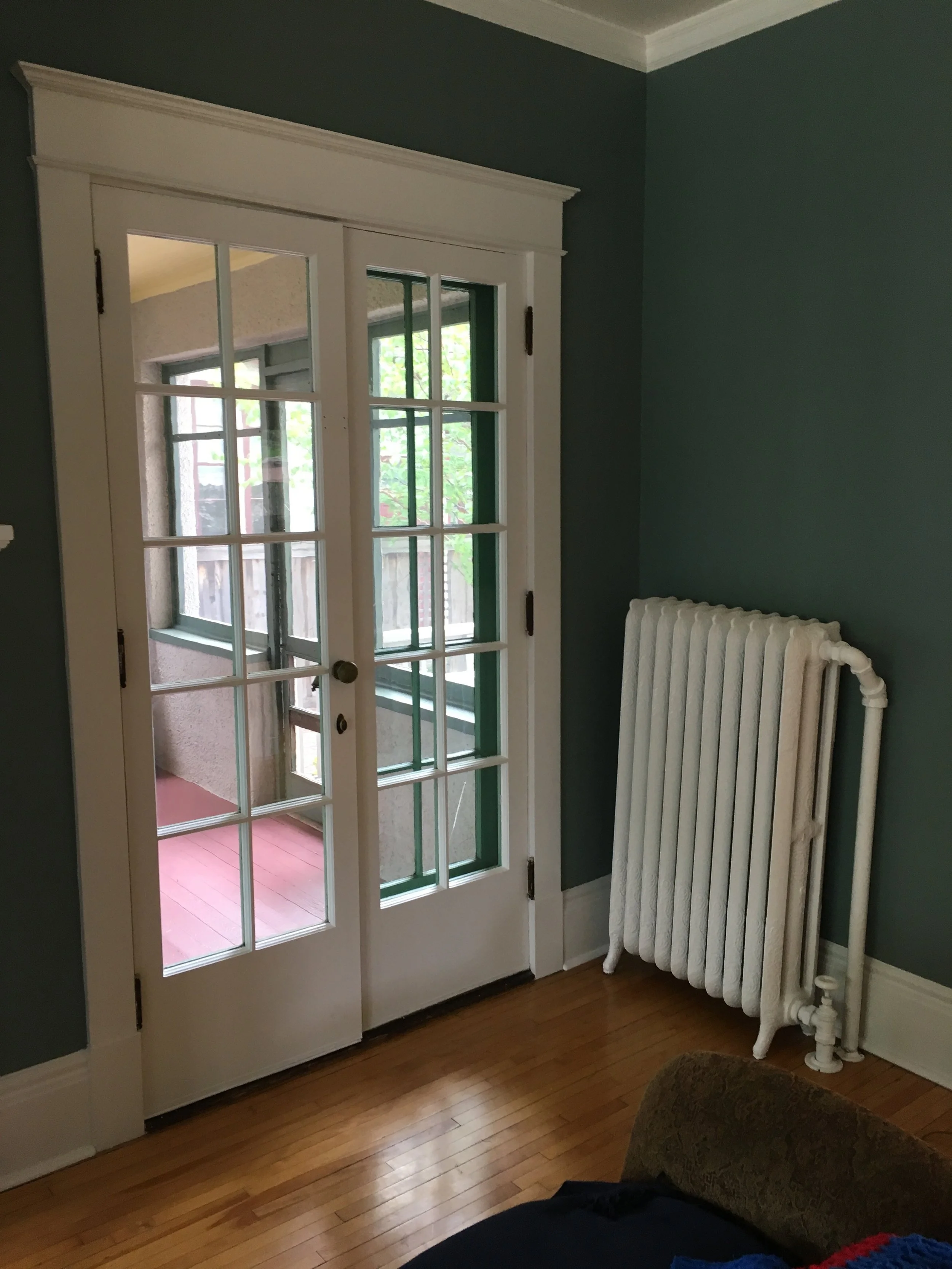  When we finished with the doors and radiators it was hard to believe they were 100 years old. 