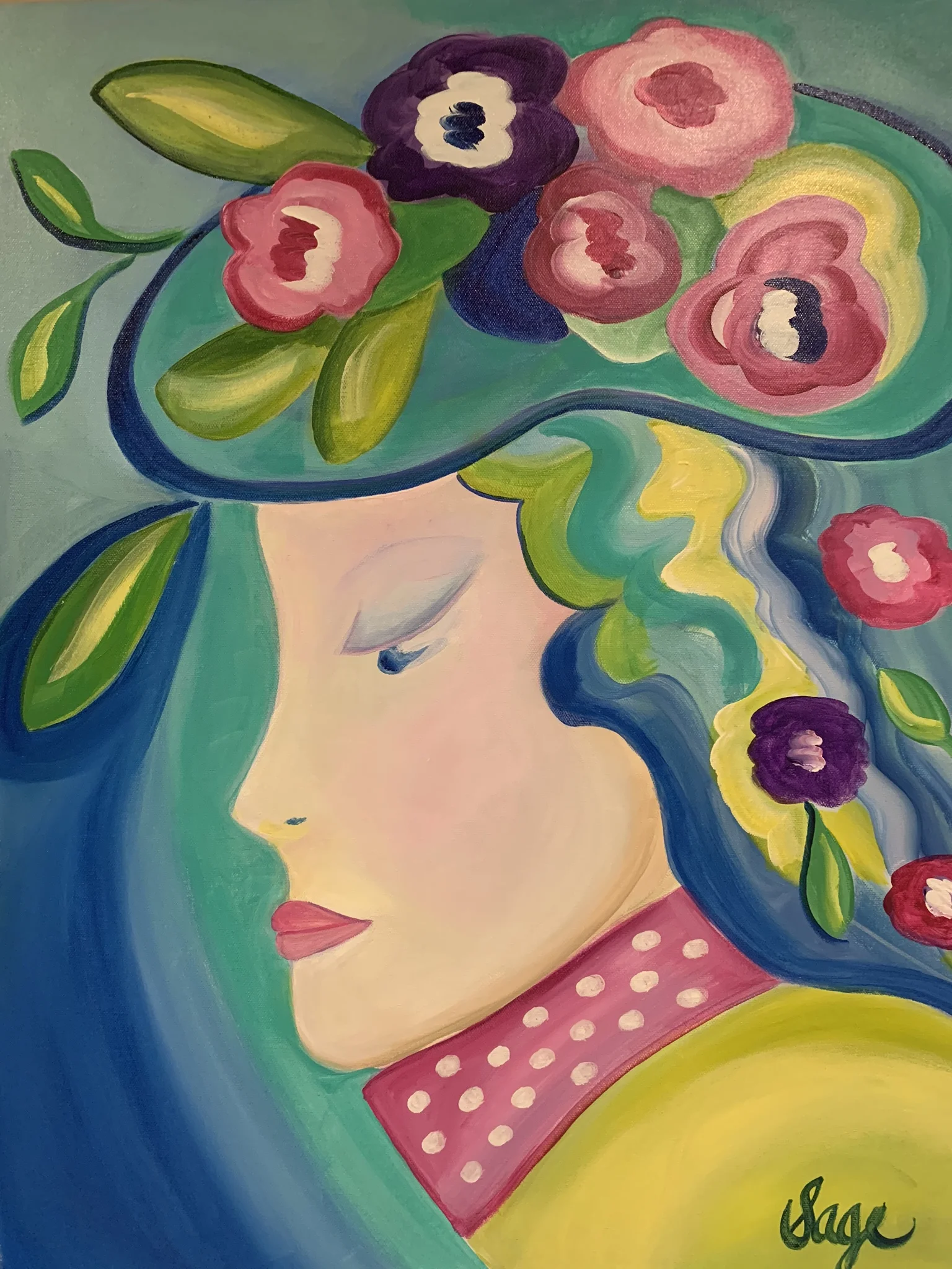   314—Audrey (22x28)  $250  