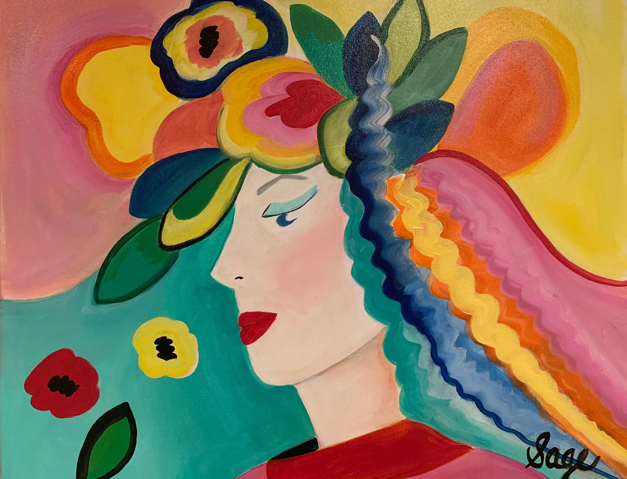   312—Queen (24x20)  $250  