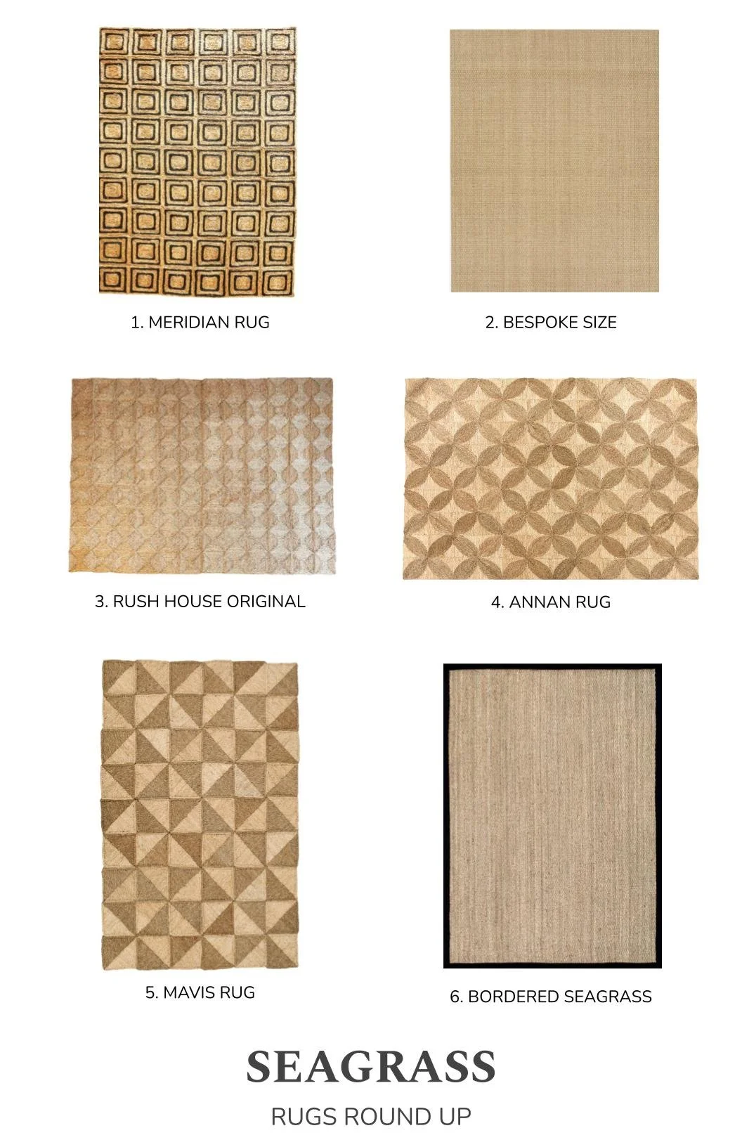 Budget Friendly Natural Woven Rugs — Studio Laloc - Seattle Interior Design