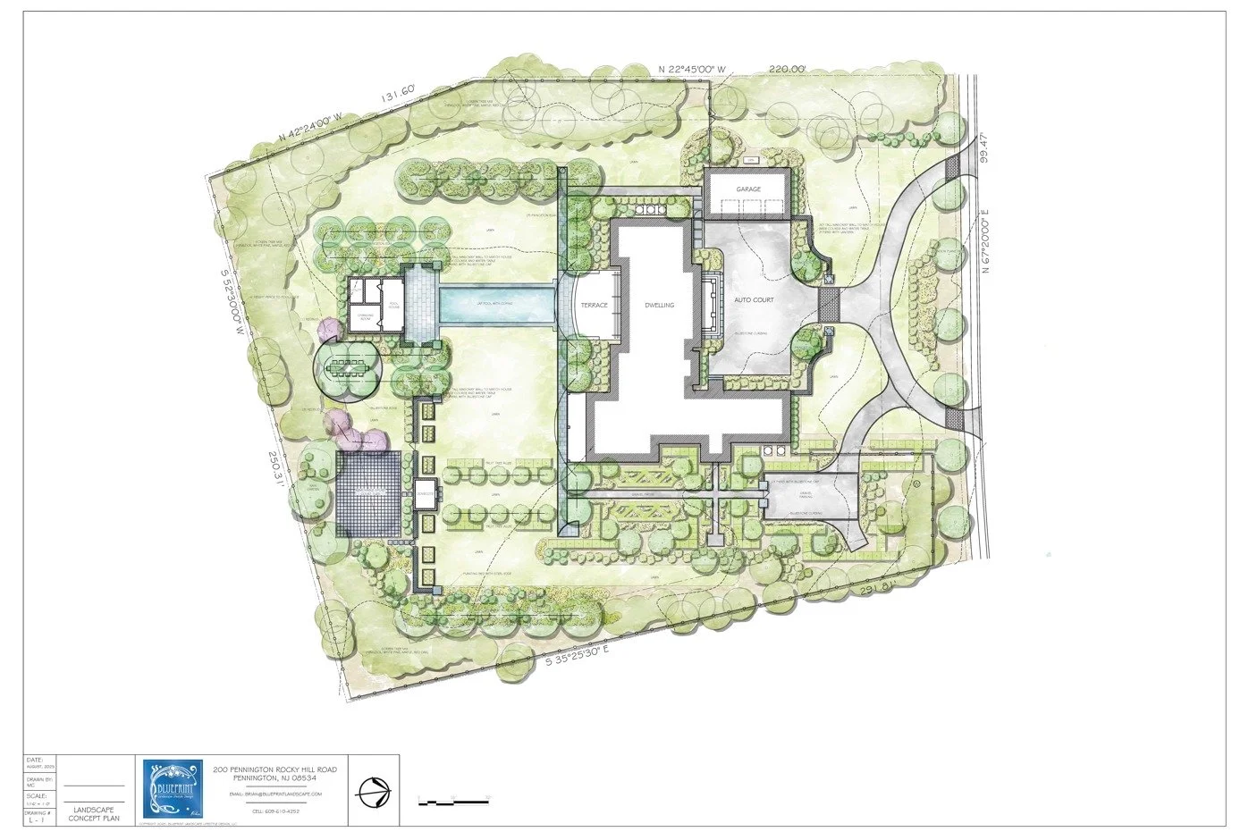 Hot off the presses! New master plan for this amazing property. Complete with a lap pool, pool house, ornamental gardens, courtyard, tree allees, and dining patios! 🌻

#landscapedesign #landscapedesigner #landscapearchitecture #residentialdesign #la