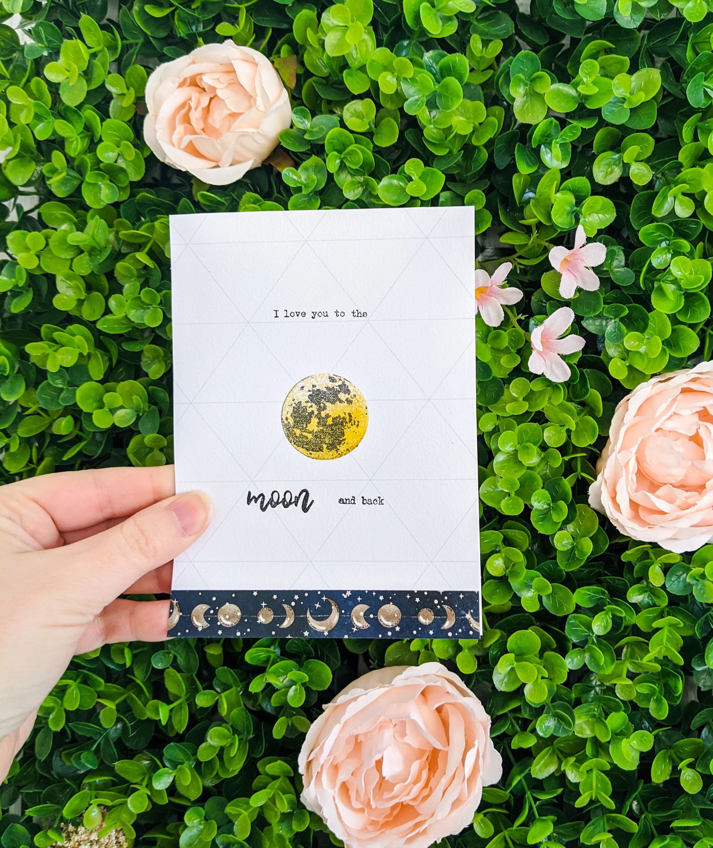 Love You To The Moon and Back Card