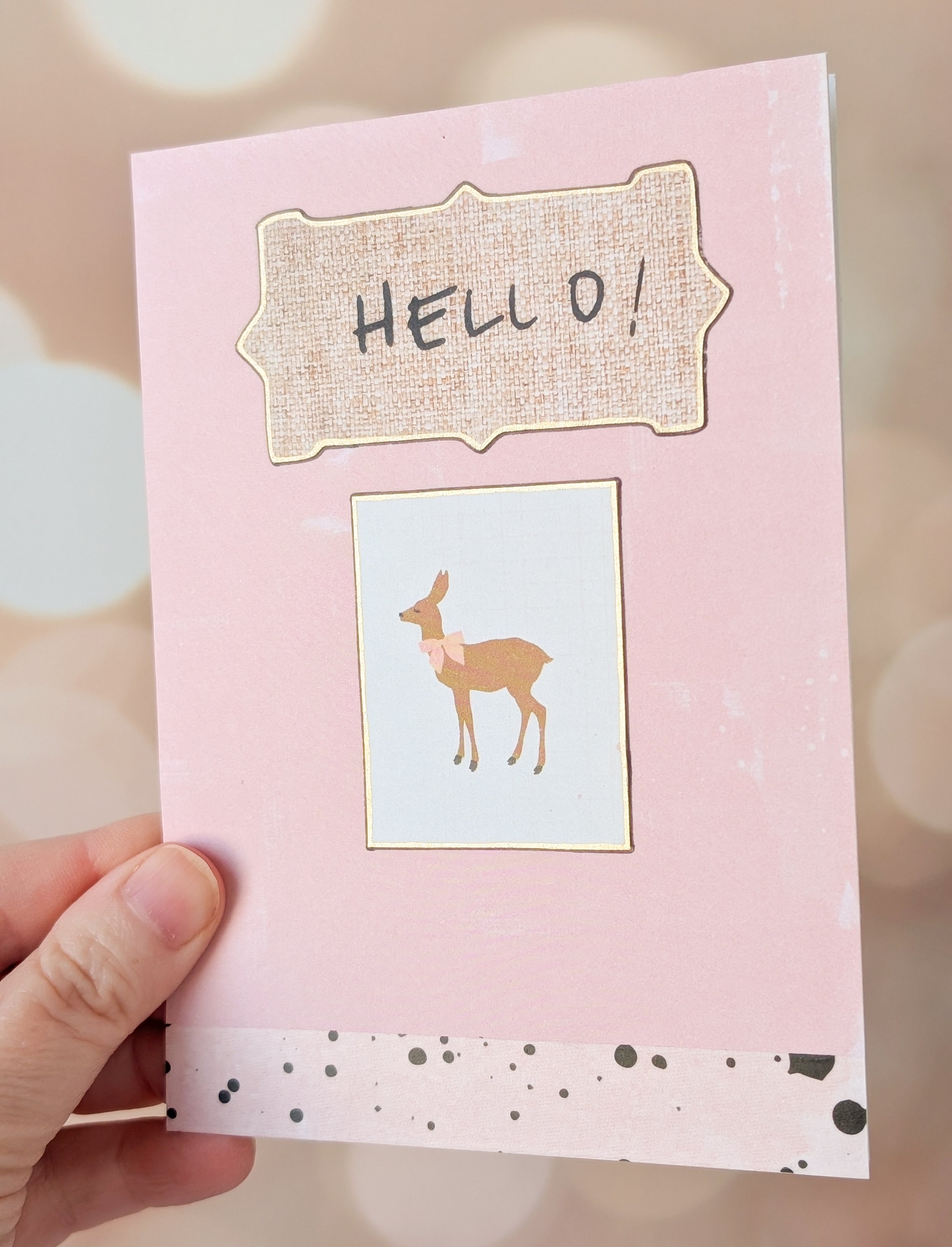 Hello Deer Card