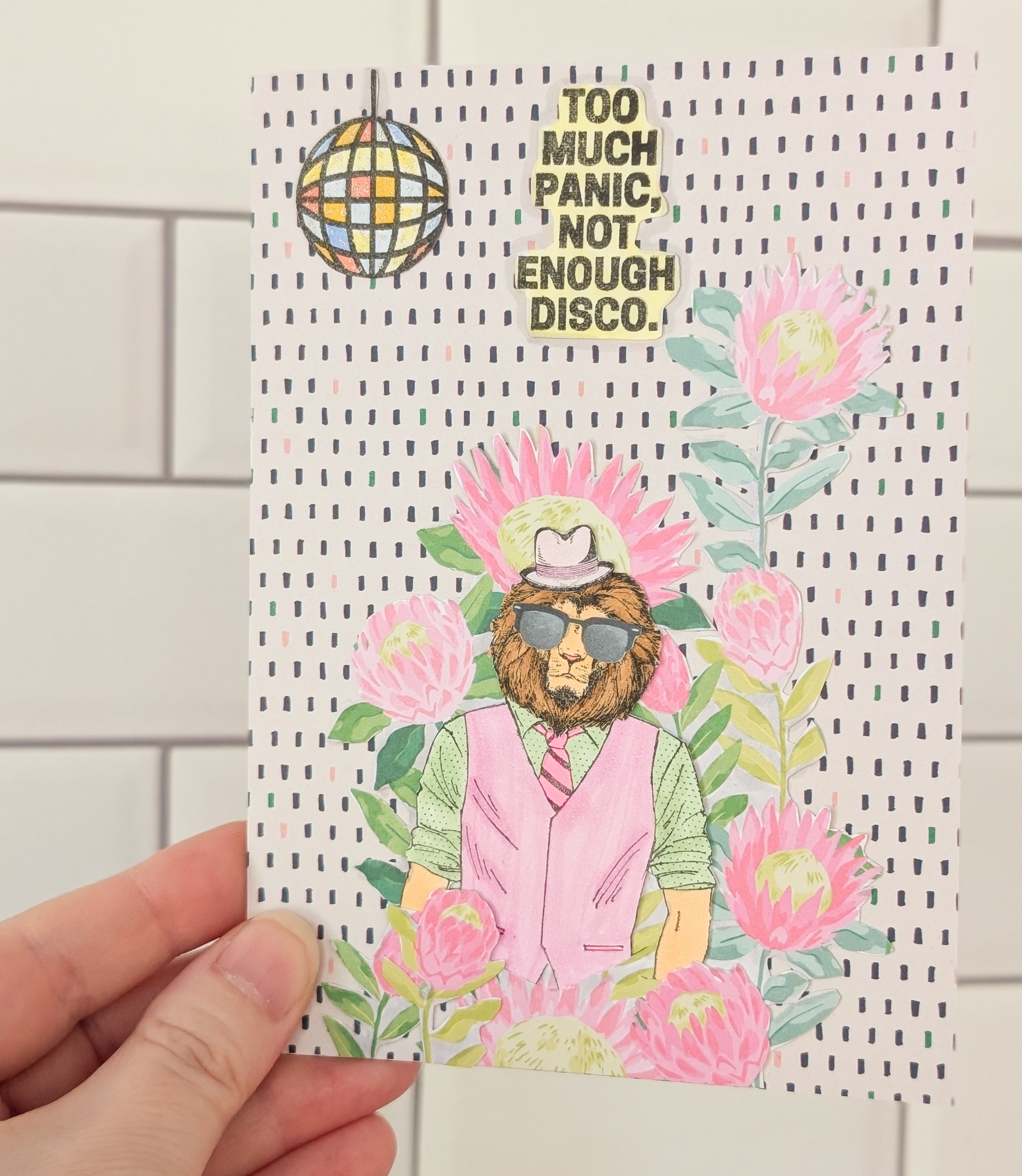 Panic At The Disco Lion Card