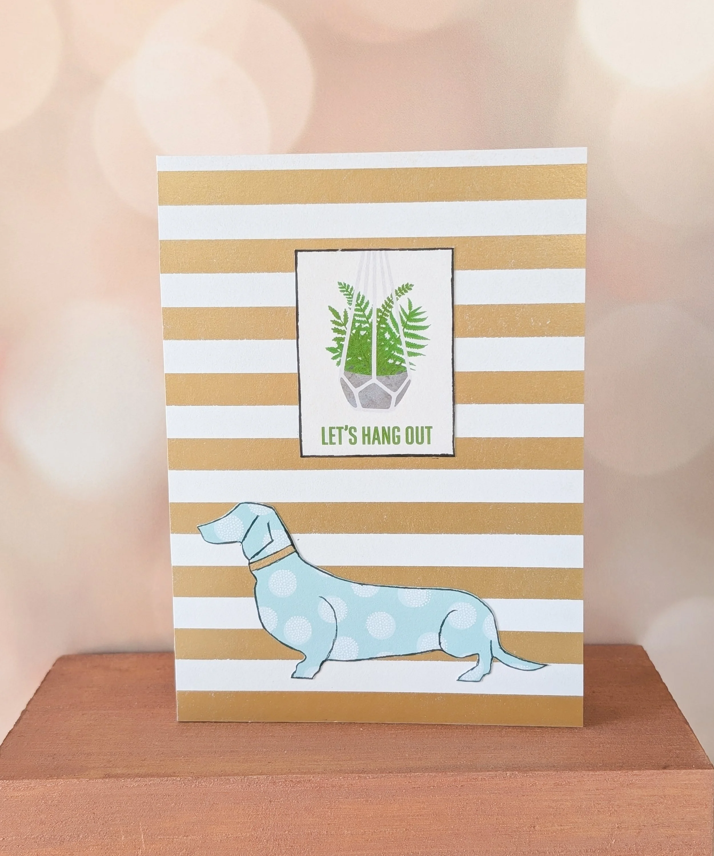 Dachshund Friendship card